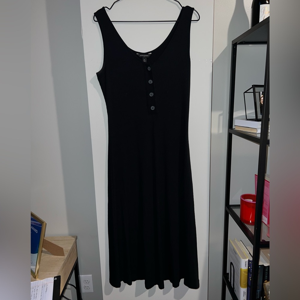 Banana Republic Black Midi Dress